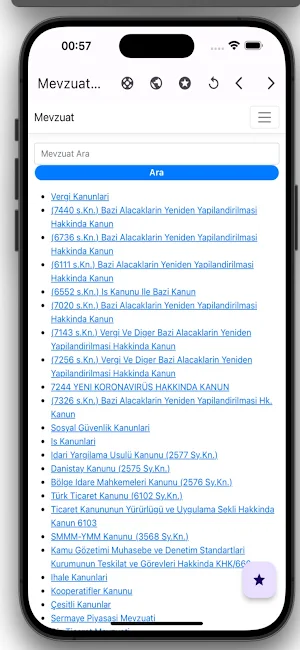 Mevzuat Screenshot 0