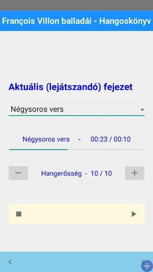 Francois Villon balladái - Hangoskönyv Screenshot 2