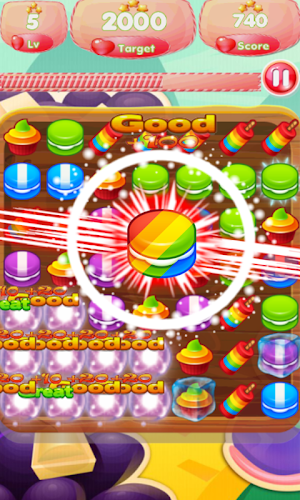 Game Cupcake Crush New Free 2! Screenshot 3
