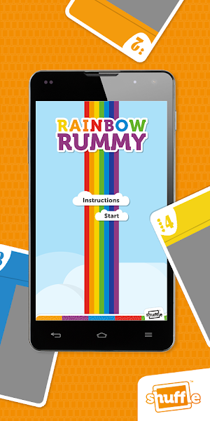 Rainbow Rummy By ShuffleCards Screenshot 0