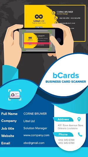 bCards: Business Card Scanner Screenshot 0