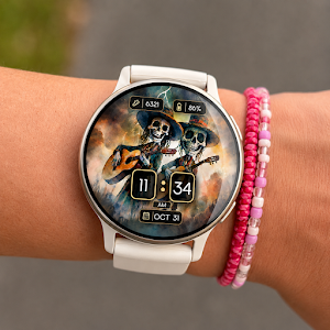 Skeleton Guitar WatchFace Screenshot 2