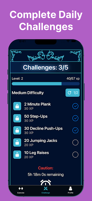 PRLeveling: Anime Gym Tracker Screenshot 2