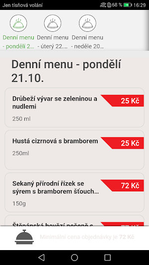 Jídlo Go Milevsko Screenshot 2