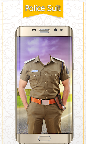Police Suit Photo & Image Editor - Photo Frames Screenshot 1