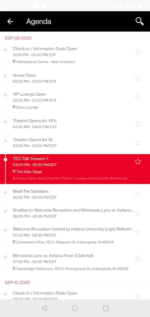 TEDSports Indianapolis Screenshot 2