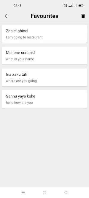 Hausa To English Translator Screenshot 3