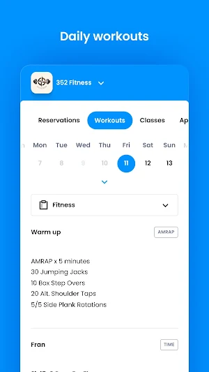352 Fitness Screenshot 3