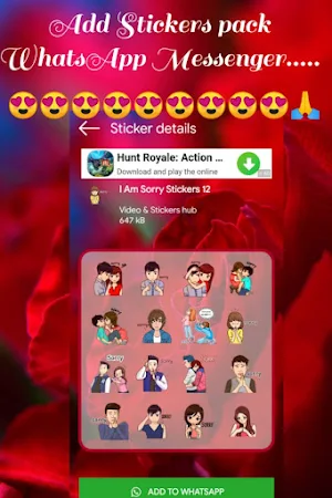 Sorry Sticker For Whatsapp Screenshot 3