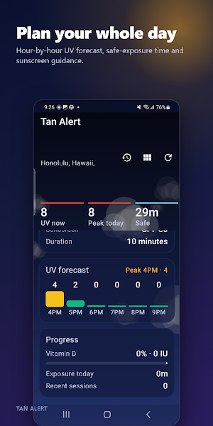Tan Alert - UV Tracker Screenshot 3