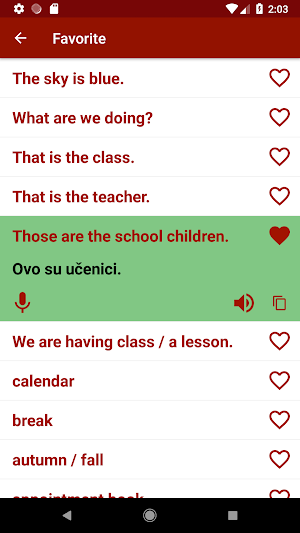 Learn Croatian Free Offline For Travel Screenshot 2