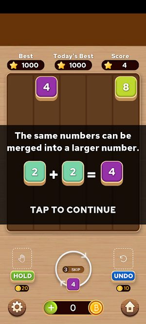 Number Tiles Merge Screenshot 1