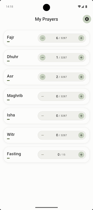 5te5 Qadha Prayer Screenshot 0