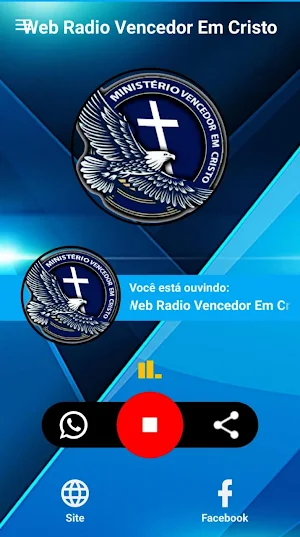 Web Radio Vencedor Em Cristo Screenshot 1