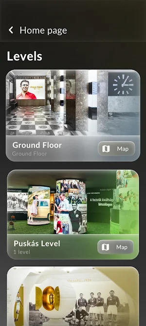 Puskás Museum App Screenshot 1