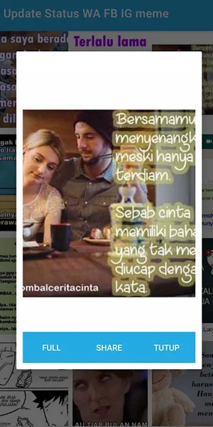 Update Status WA FB IG Meme Screenshot 2