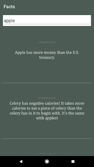 Daily Fact Mail Screenshot 1