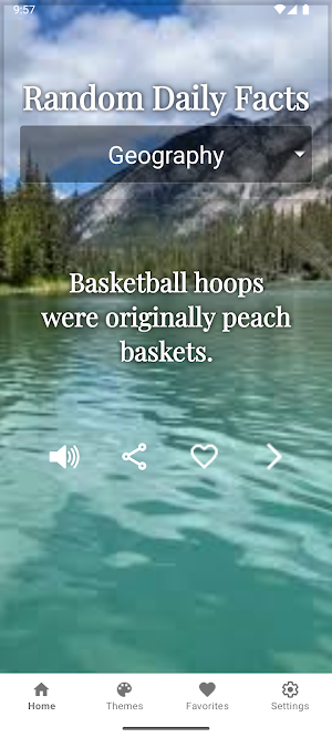 Daily Random Facts Screenshot 0