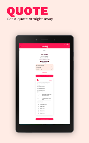 LevelHealthApp Screenshot 2