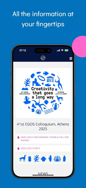 EGOS Colloquium Screenshot 1
