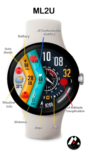 ML2U 283 Watch Face Screenshot 1