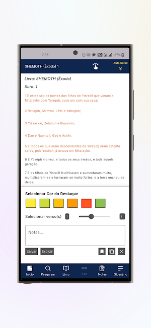 Escrituras Yah - Portuguese Screenshot 2