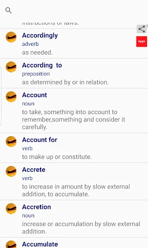 Aviation Dictionary - 4000+ Words Screenshot 1