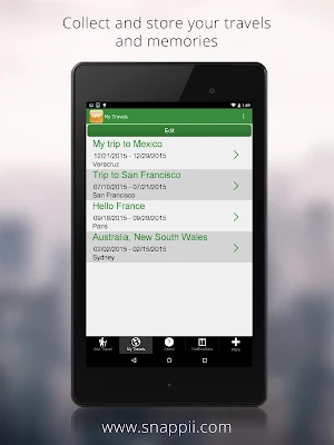 My Traveling Logs Screenshot 1