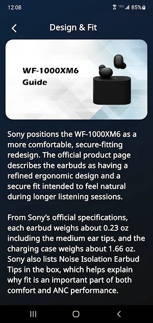 WF-1000XM6 Guide Screenshot 3