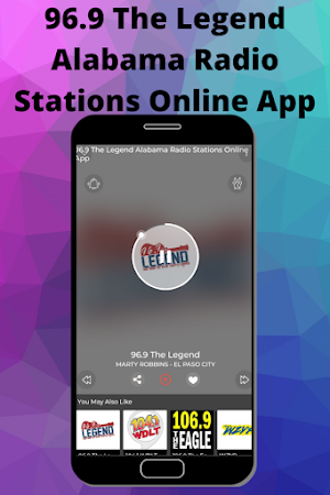 96.9 The Legend Alabama Radio Stations Online App Screenshot 1