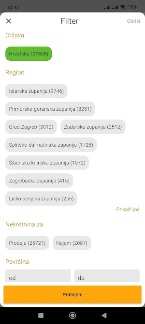 Nekretnine365.com Real Estate Screenshot 1