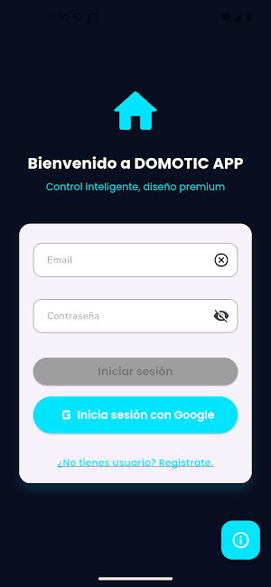 DomoticApp Screenshot 1