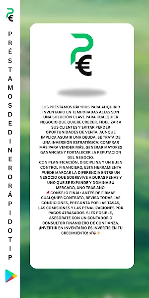 Préstamos De Dinero Rápido Tip Screenshot 2