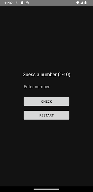 Number Guessing Game Screenshot 1