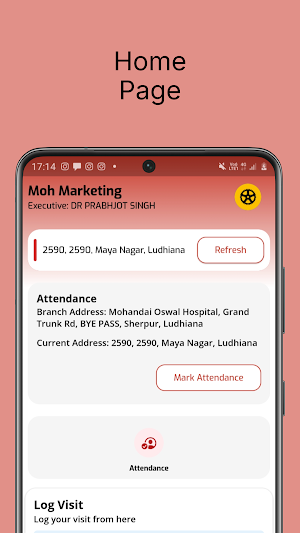Moh Attendance Screenshot 1