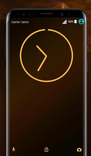 Galaxy S9 orange | Xperia™ Theme Screenshot 2