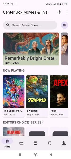 Center Box Movies & TVs Screenshot 2