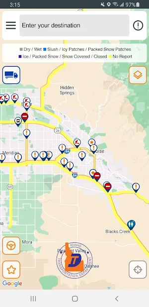 Idaho 511 Screenshot 1