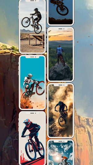 Mountain Bike Wallpaper HD 4K Screenshot 2