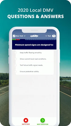 DMV WRITTEN TEST: Free DMV Tests for All 50 States Screenshot 2