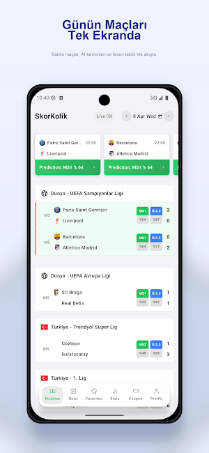 SkorKolik Live Soccer Screenshot 0