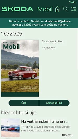 Škoda Mobil Screenshot 2