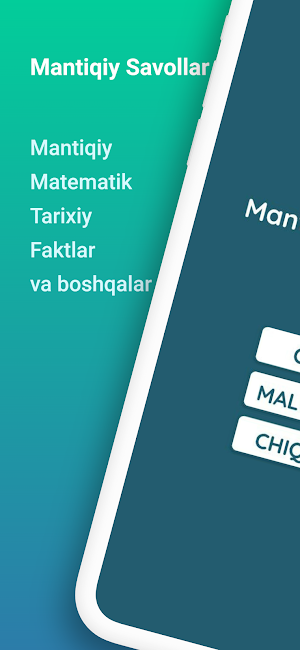 Mantiqiy Savollar Screenshot 0