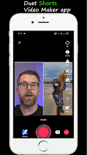 Duettok - Duet Video Maker App Screenshot 1