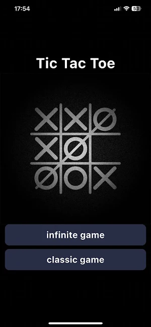 Tic Tac Toe-infinite Screenshot 0