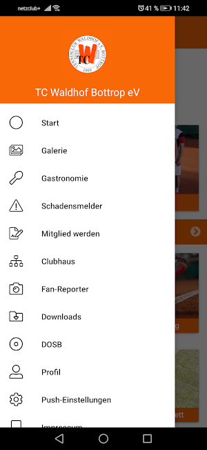 TC Waldhof Bottrop e.V. Screenshot 1