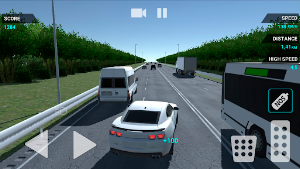 Traffic racing: speeding highway Screenshot 1