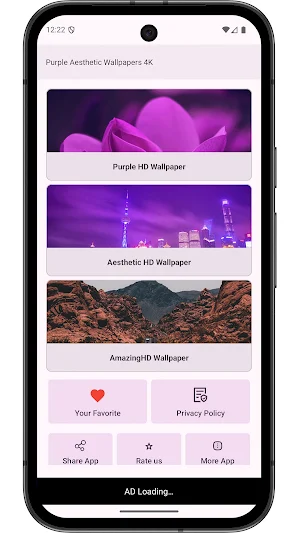 Purple Aesthetic Wallpapers 4K Screenshot 0