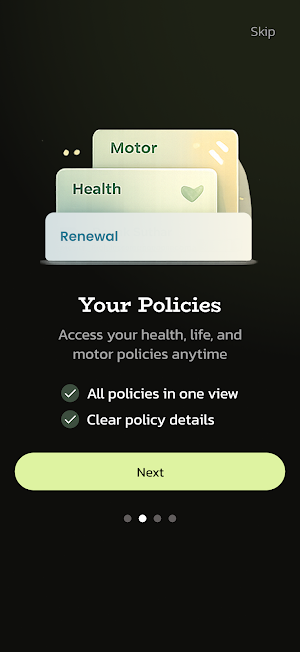 My Insurance Policy Wallet App Screenshot 1