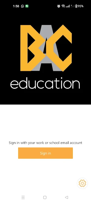 BAC College CMS Screenshot 1